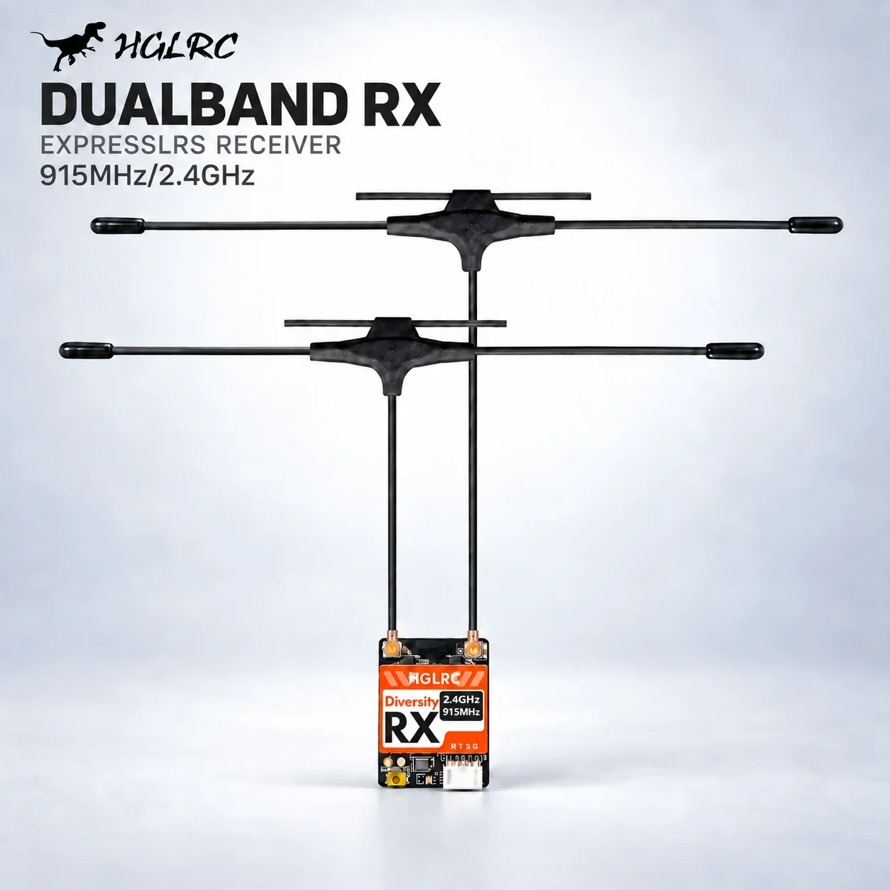Antenna 2.4Ghz - HGLRC – dwuzakresowy odbiornik RX ExpressLRS,