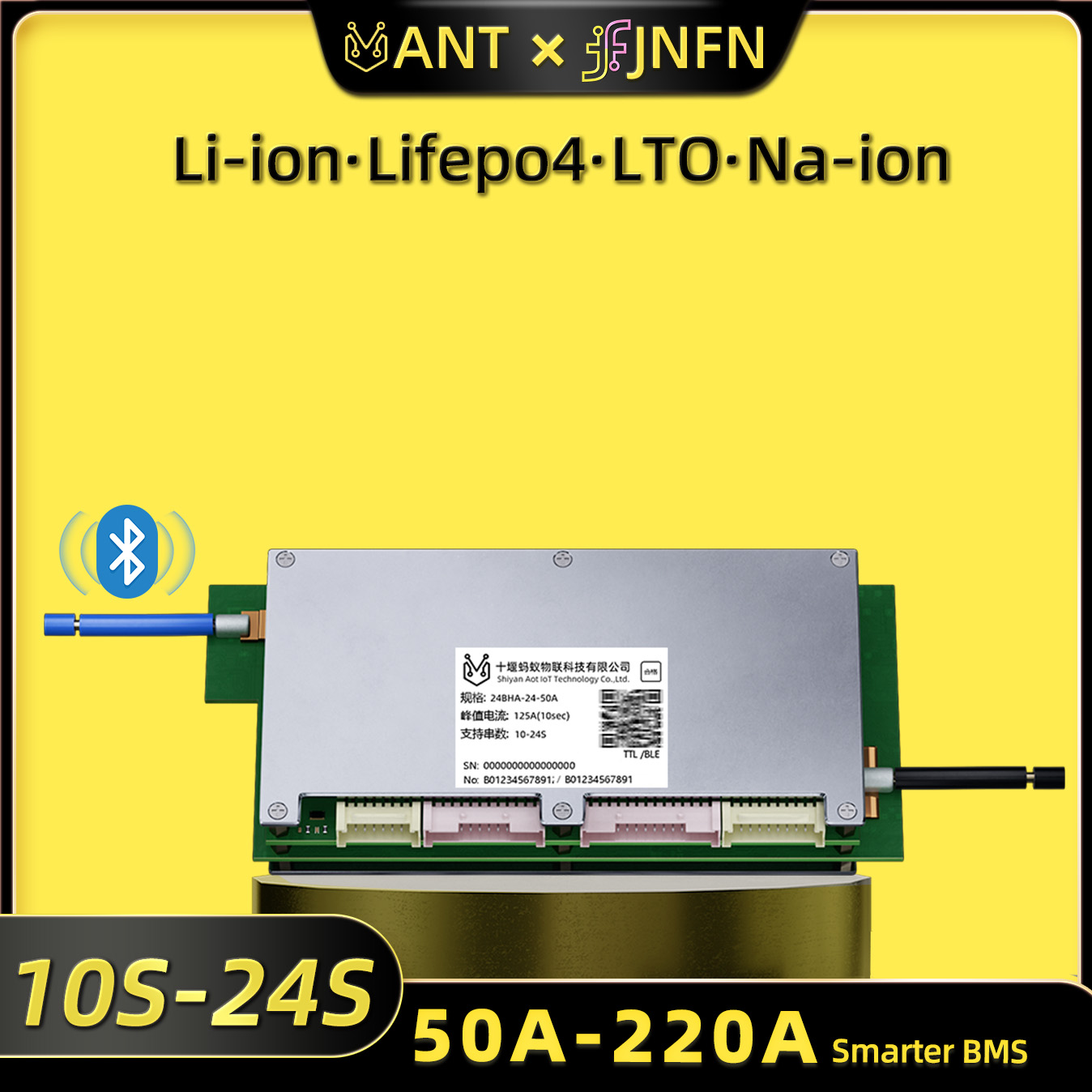 Proto Board - Ant BMS Smart 10S do 24S