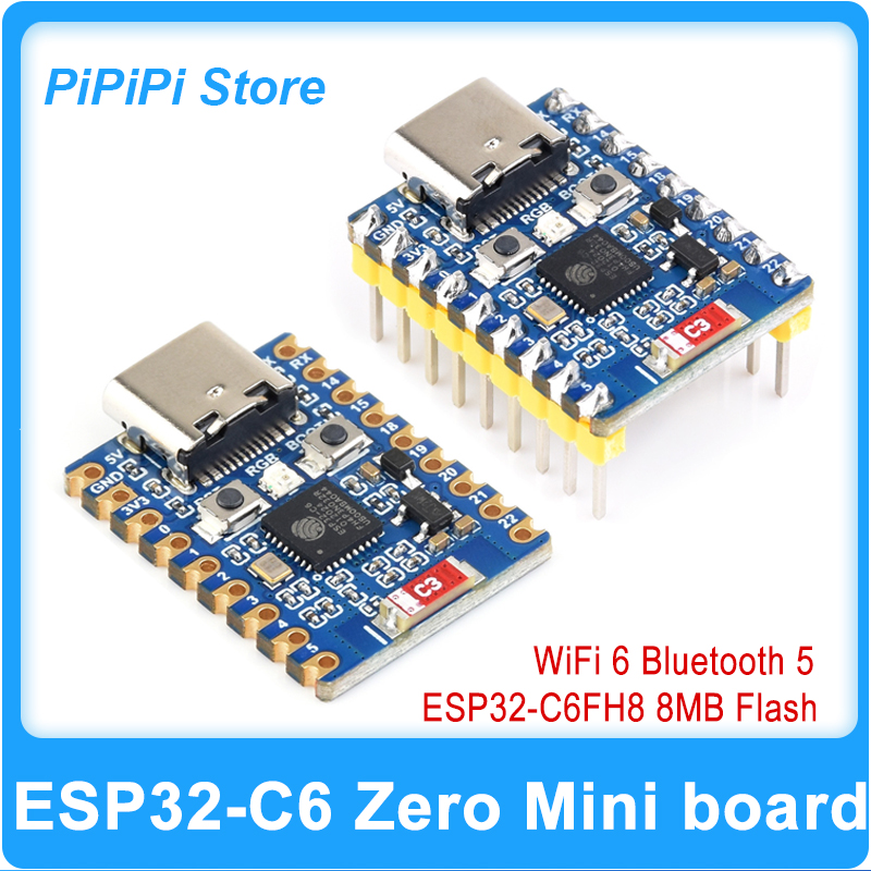 Antenna 2.4Ghz - Płytka rozwojowa ESP32-C6 Zero Super Mini