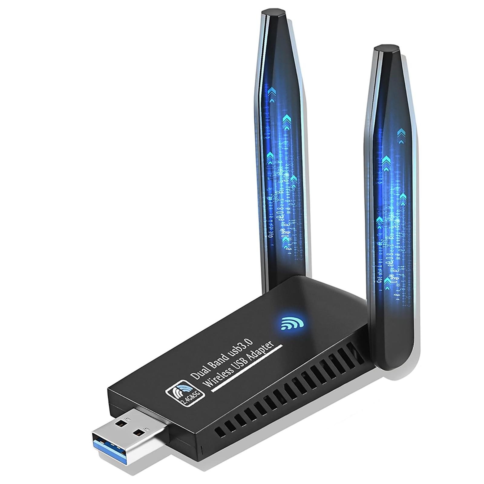 Antenna 2.4Ghz - Adapter WiFi USB 1300Mbps Dual Band