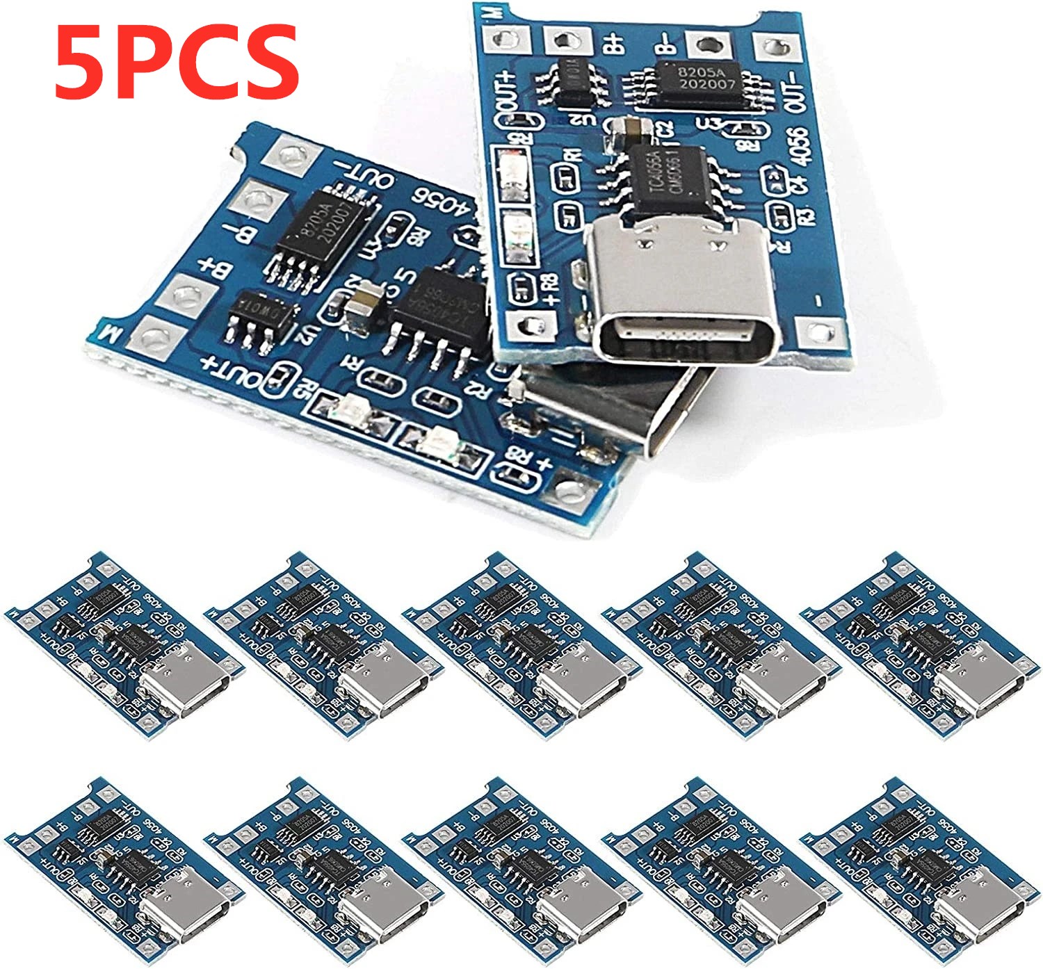 Tp4056 Module - 2/5 szt. Typ-C Micro Mini 5V1A