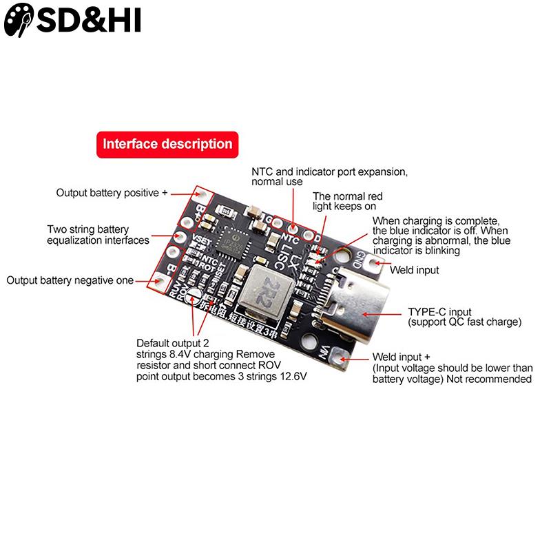 1pc typu-C 2S 3S 8.4V 12.6V zw – Li Ion Charger Module recenzja i cena
