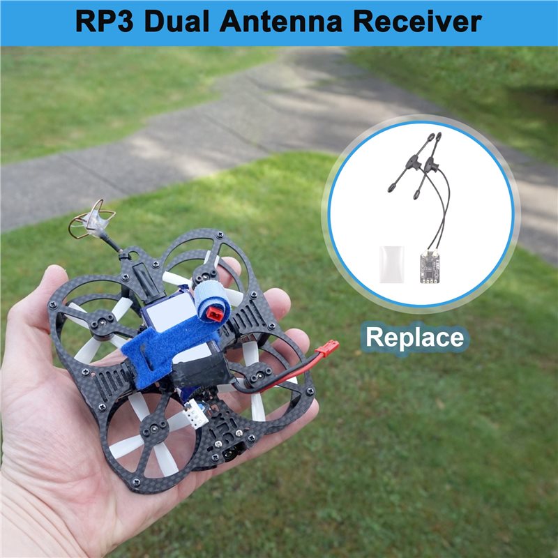Odbiornik BEDW-RP3 z podwójną  – Antenna 2.4Ghz recenzja i cena