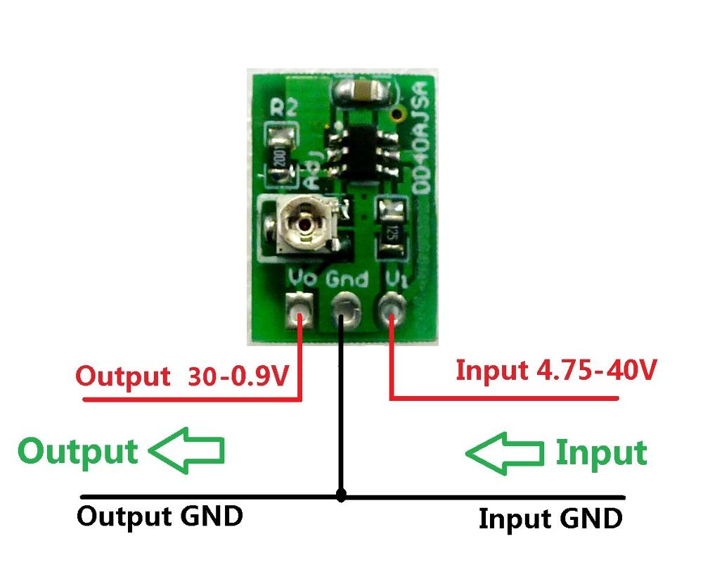 Moduł przetwornicy DC-DC DD40A – Ams1117 Module recenzja i cena