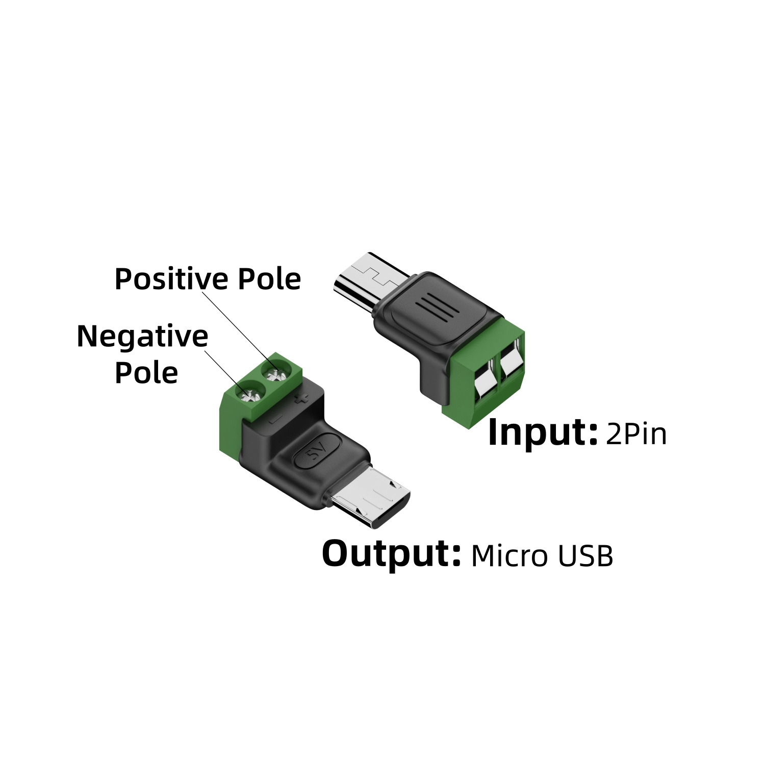 Adapter 5 szt. 2-pinowy zacisk – Screw Terminal Block recenzja i cena