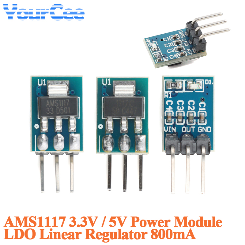 20 szt./1 szt. AMS1117 3.3V 5V – Ams1117 Module recenzja i cena