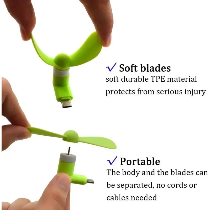 Mini przenośny wentylator USB  – Micro Usb Cable recenzja i cena