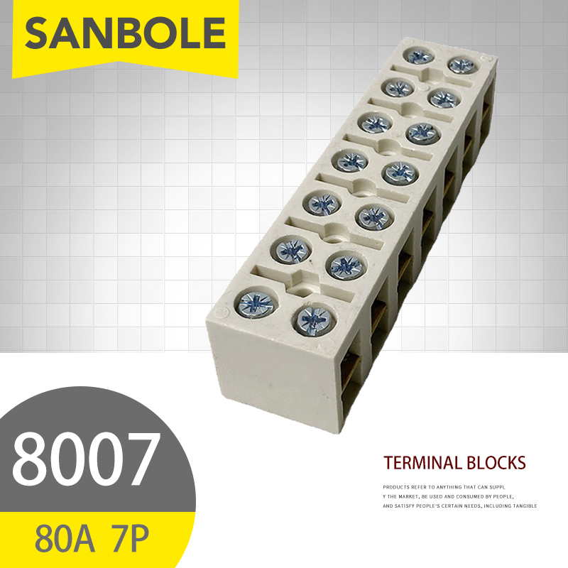 10 sztuk 80A/7P skynka zacisko – Screw Terminal Block recenzja i cena