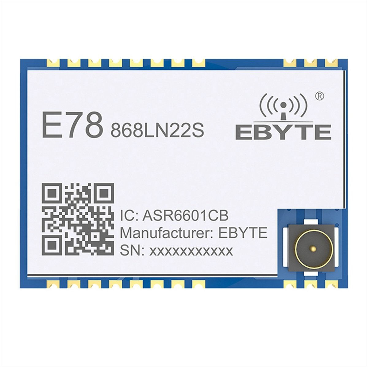 Moduł LoRa A73T LoRaWAN SoC E7 – Ipex Connector recenzja i cena